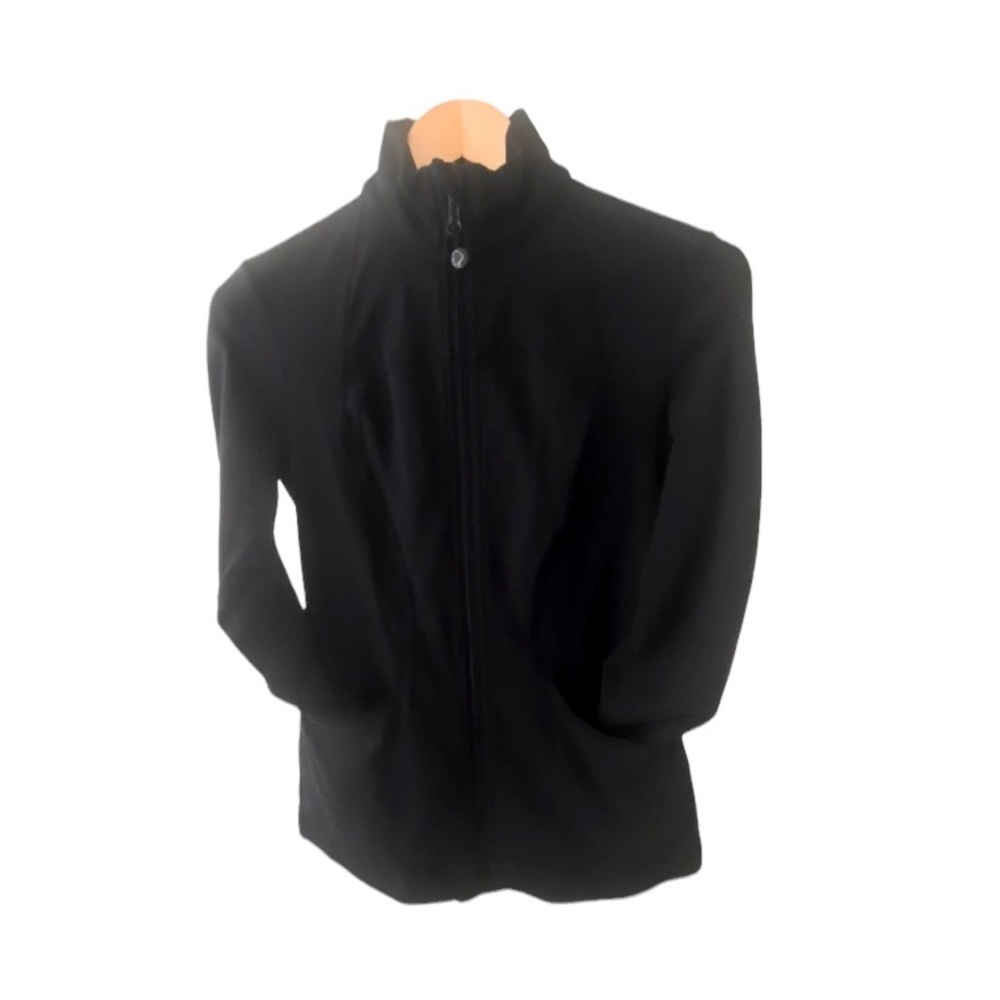 Lululemon Black Full Zip Long Sleeve Jacket Size 8
